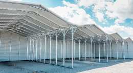 Covered RV Storage at Rivers End Marina Covered RV Storage at Rivers End Marina